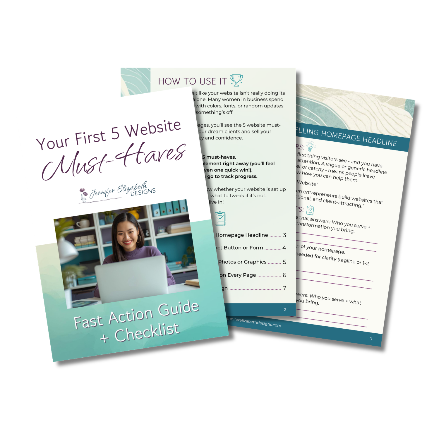 Your First 5 Website Must Haves Mockup